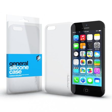 Szilikon tok Case ultra vékony 0.33 mm iPhone 5 5S SE (2016)