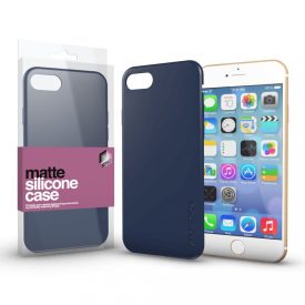   Szilikon matte tok ultra vékony sötétkék iPhone 7/8/SE (2020)