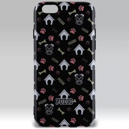Puzoo Mentazöldás tpu tok dico black iPhone 7 8 SE (2020)