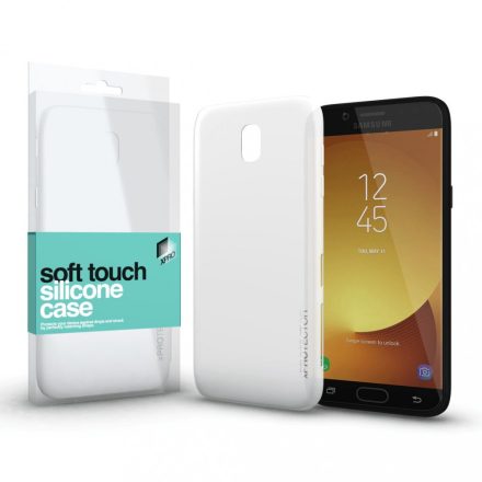 Soft Touch Szilikon Case fehér Samsung J5 2017 készülékhez