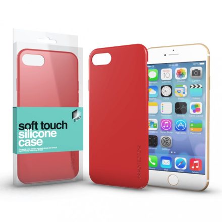 Soft Touch Szilikon Case korallpiros Apple iPhone 7 / 8 / SE (2020) készülékhez