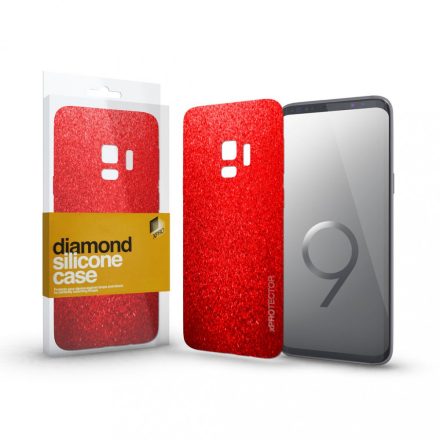 Szilikon tok (Diamond) Piros Samsung S9 készülékhez