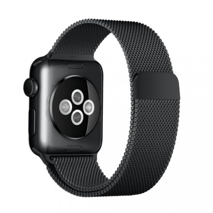 Apple Watch milánói szíj. 42 44mm. Fekete