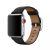 Apple Watch bőr szíj Fekete. 42 44mm