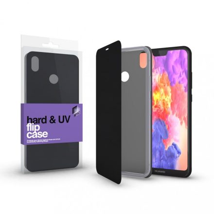 Hard Flip Case fekete  Huawei P20 Lite