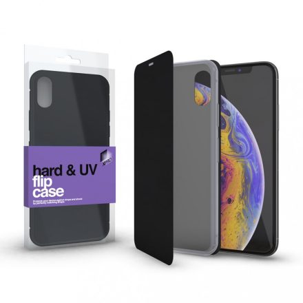 Hard Flip Case fekete  iPhone Xs Max