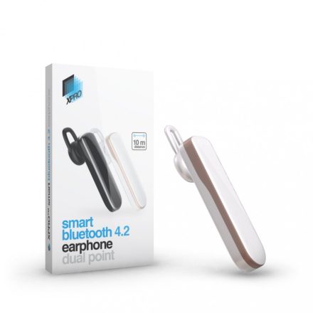 Smart bluetooth 4.2 headset earphone white 