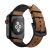 Apple Watch szilikon bőr szíj Barna 42 44mm
