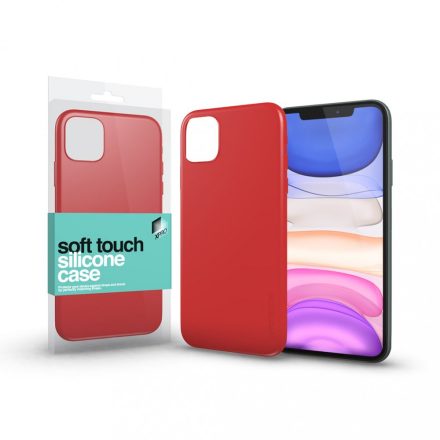 Soft Touch Szilikon Case korallpiros Apple iPhone 11 Pro Max