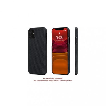Pitaka AirCase Black Gray (KI1101RA) iPhone 11