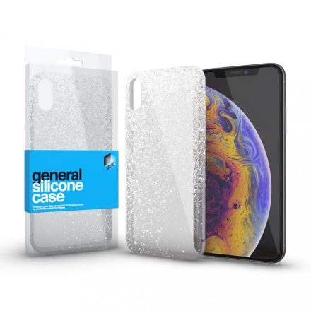 Szilikon tok Case ultra vékony csillámos átlátszó Samsung S20 Ultra