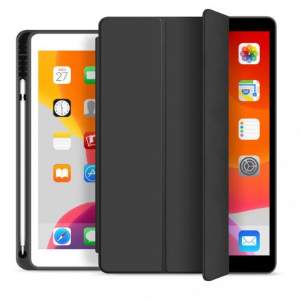 Smart Book tok Pencil tartóval Fekete ipad Air 10,5″ (2019)
