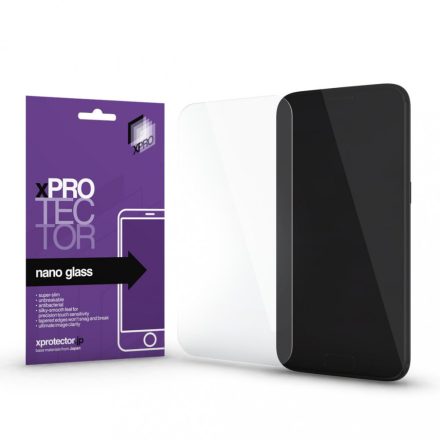 Nano Glass kijelzővédő fekete kerettel Apple iPhone 7 Plus / 8 Plus