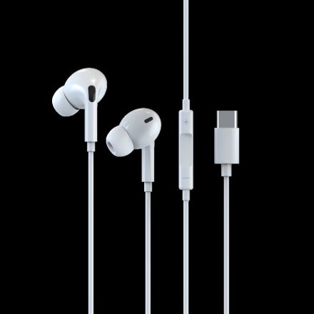 Devia Headset Type-c Kimenettel Fehér