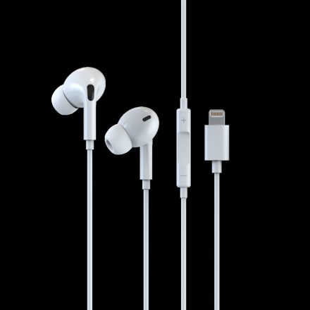 Devia Headset Lightning Kimenettel Fehér