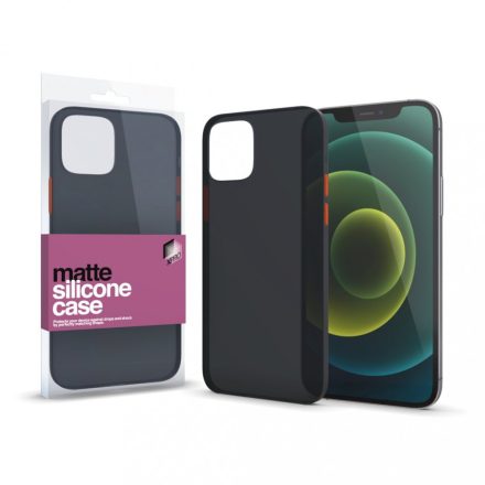 Matt tok színes gombokkal fekete Apple iPhone 12 Pro Max