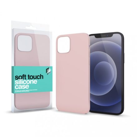 Soft Touch Szilikon Case púder pink Apple iPhone 12 / 12 Pro
