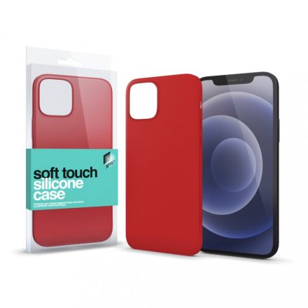Soft Touch Szilikon Case korallpiros Apple iPhone 12 / 12 Pro