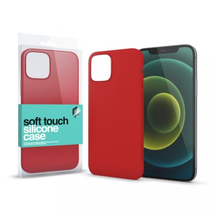 Soft Touch Szilikon Case korallpiros Apple iPhone 12 Pro Max