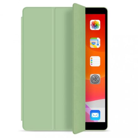 Smart Book tok pencil tartóval és teljesen átlátszó hátlappal mentazöld ipad 9,7inch (2017)