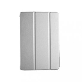   XPRO Smart Book tok pencil tartóval és teljesen átlátszó szilikon hátlappal szürke ipad 9,7" 2017