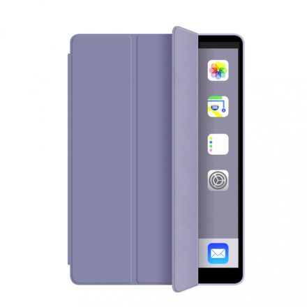 XPRO Smart Book tok pencil tartóval és teljesen átlátszó szilikon hátlappal lila Apple Ipad 10,2" 2019