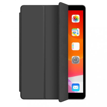 XPRO Smart Book tok pencil tartóval és teljesen átlátszó szilikon hátlappal fekete ipad 10,2" 2019
