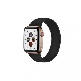 Apple Watch solo szilikon szíj fekete 38 40mm L méret