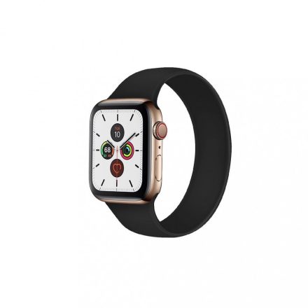 Apple Watch solo szilikon szíj fekete 38 40mm L méret