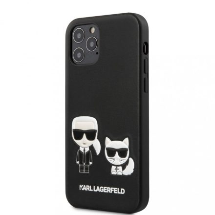Karl Lagerfeld tok fekete (KLHCP12MPCUSKCBK) Apple Iphone 12 / 12 Pro