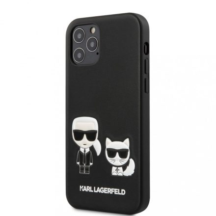Karl Lagerfeld tok fekete KLHCP12LPCUSKCBK iPhone 12 Pro Max