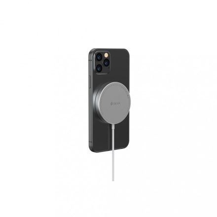 Devia Mágneses MagSafe töltő fehér