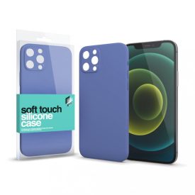 Soft Touch Szilikon Case Slim Levanderszürke iPhone 12 Pro