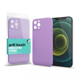 Soft Touch Szilikon Case Slim Lila iPhone 12 Pro Max