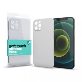 Soft Touch Szilikon Case Slim törtfehér iPhone 12 Pro Max