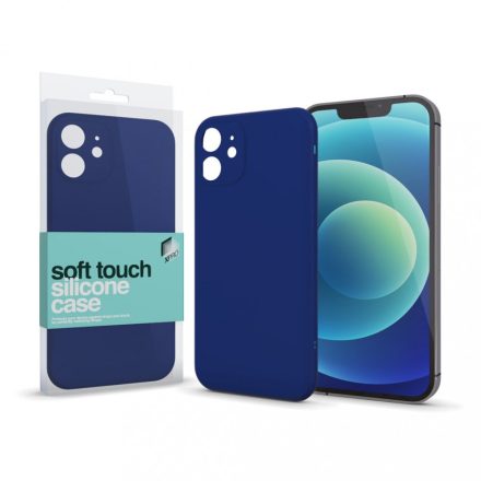 Soft Touch Szilikon Case Slim Sötétkék Apple iPhone 7 / 8 / SE (2020)