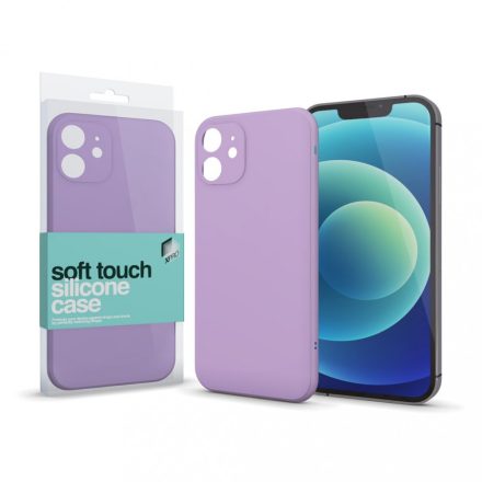 Soft Touch Szilikon Case Slim Lila iPhone Xs Max