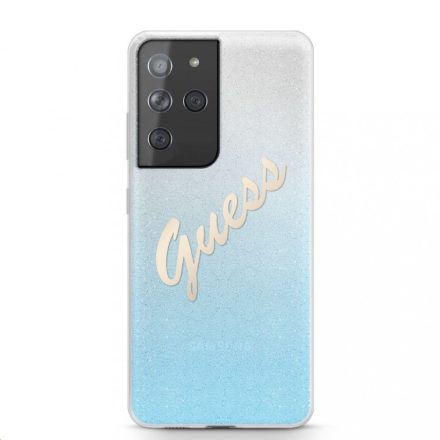 Guess tok kék GUHCS21LPCUGLSBL Samsung S21 Ultra