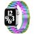 XPRO Apple Watch rozsdamentes vastag acél szíj szivárvány 38mm 40mm 41mm
