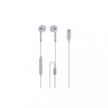 Devia Headset Lightning Csatlakozóval Fehér (MFI)