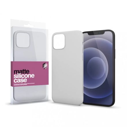 XPRO Szilikon matte tok ultravékony opál fehér iPhone 13