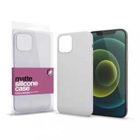   XPRO Szilikon matte tok ultravékony opál fehér iPhone 13 Pro