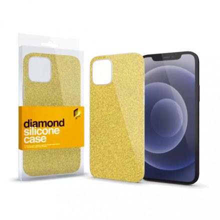 XPRO Szilikon tok Diamond Arany Apple Iphone 13 Mini