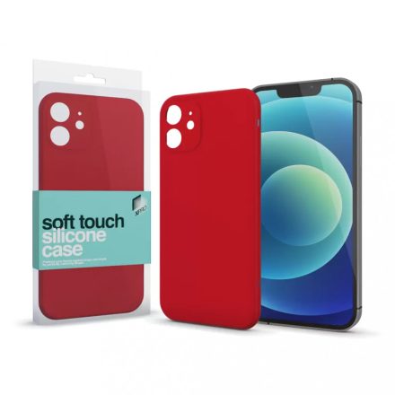 Soft Touch Silicone Case Slim piros Xiaomi Mi 10T Lite