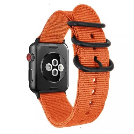 Apple Watch szőtt műanyag szíj 38mm / 40mm narancs