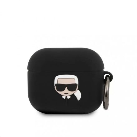 Karl Lagerfeld Apple Airpods 3 tok fekete KLACA3SILKHBK