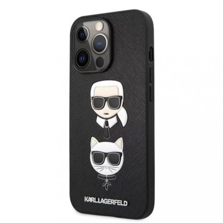 Karl Lagerfeld tok fekete KLHCP13LSAKICKCBK Apple Iphone 13 Pro