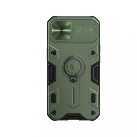 Nillkin Armor sötétzöld védőtok kameravédővel iPhone 13