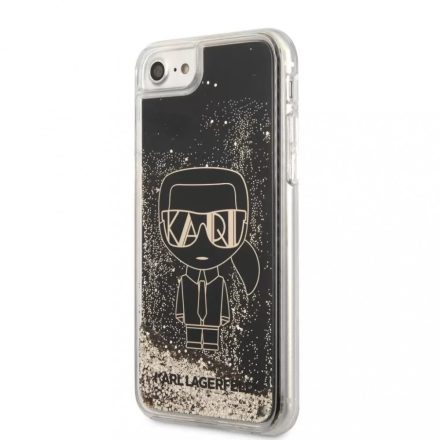 Karl Lagerfeld tok fekete KLHCI8LGGKBK iPhone 7 8 SE 2020 SE 2022