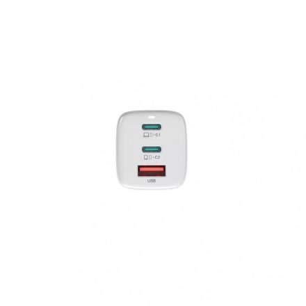 WiWU GTC-6521 GaN 65W Töltő USB-A+2*Type-C 